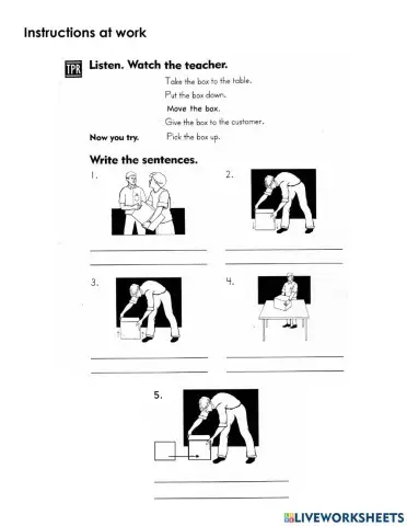 Reading Instructions at work