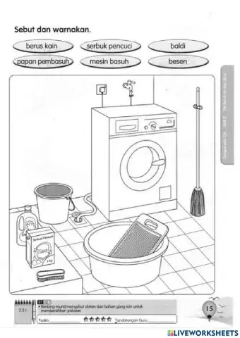 Alatan dan Bahan Pembersih Pakaian