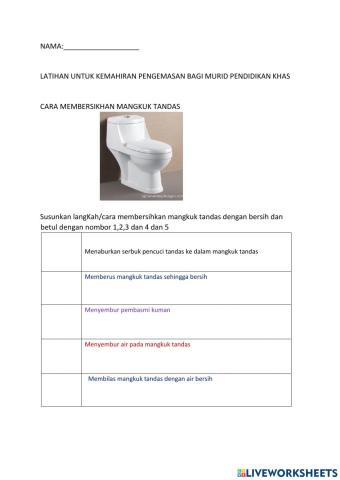 Cara membersihkan mangkuk tandas