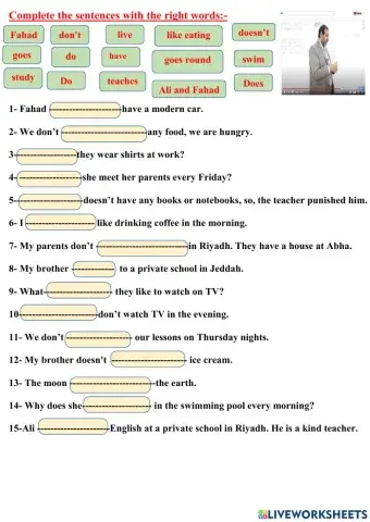 Present Simple- Positive& Negative & Questions