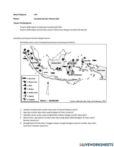 Karakteristik dan potensi sda