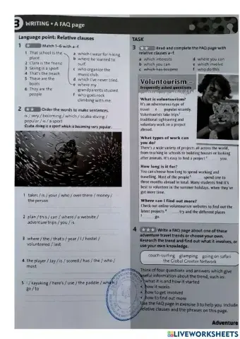 Revision relative clauses