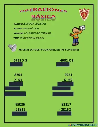 Operaciones básicas