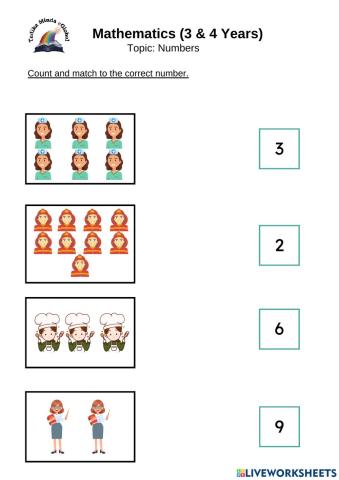 3 & 4 Years: Math (Numbers)