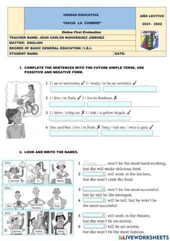 1BT first evaluation