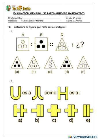 Evaluación de razonamiento