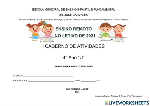 Atividade de matematica