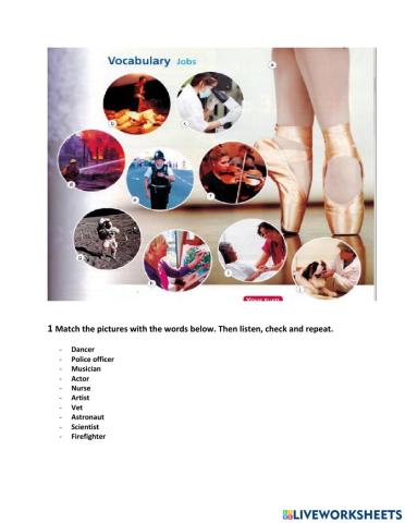 Vocabulary Jobs