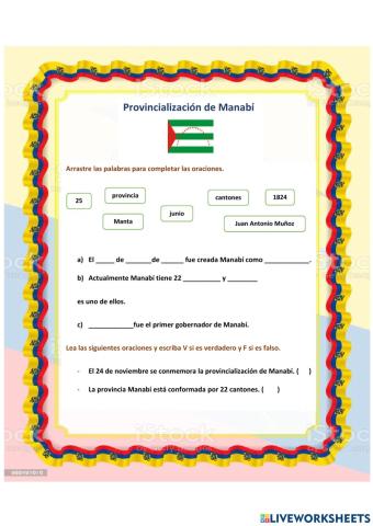 Provincializacion de Manabí