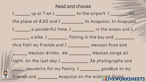 Simple past Irregular verbs 1