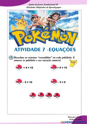 Atividade 7 - Equações