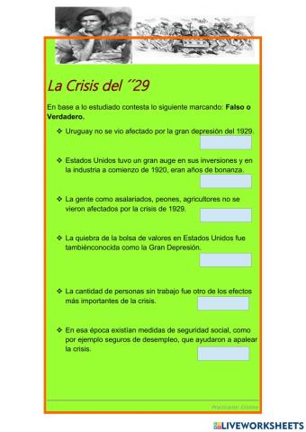 Crisis del 29