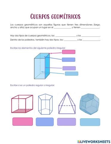 Cuerpos geométricos
