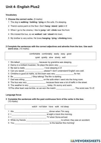 English Plus 2- Unit 4