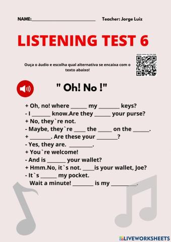 Listening test