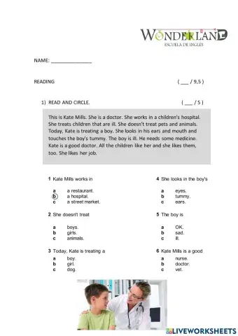 Mid-term exam 3rd grade