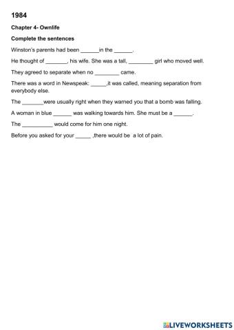 1984 chapter 4