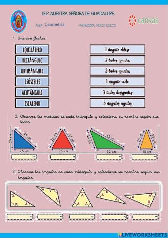 Clasificación de Triángulos