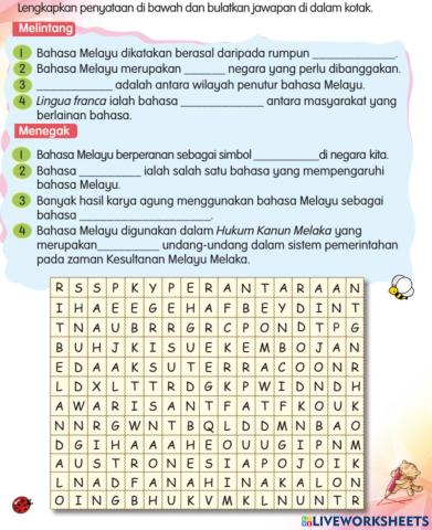 Sejarah Tahun 5 - Bahasa Melayu Warisan Negaran