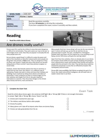 8th Grade Test Final