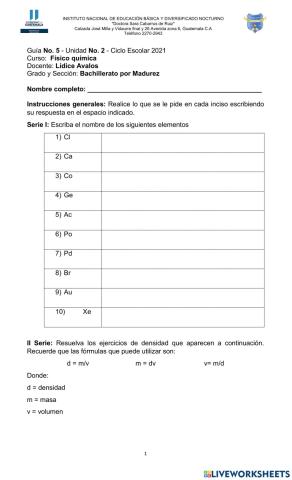 Compuestos químicos