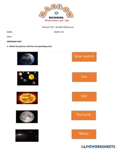 Second Term - Fifth grade B