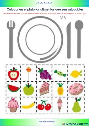 Alimentos nutritivos