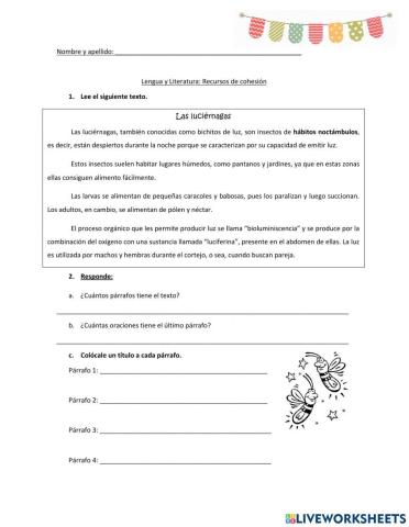 Recursos de cohesión