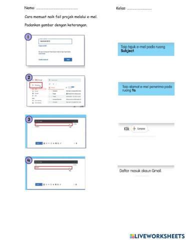 Berkongsi dokumentari secara digital melalui email