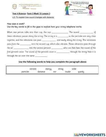 DIS Science Term 3 Week 12 lesson 3