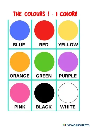 The colours ! - i colori!