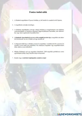 Érettségi gyakorló