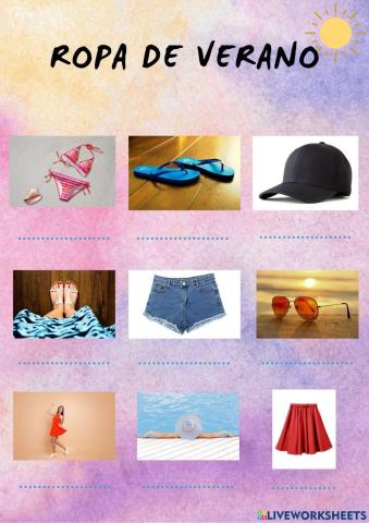 Ropa de verano