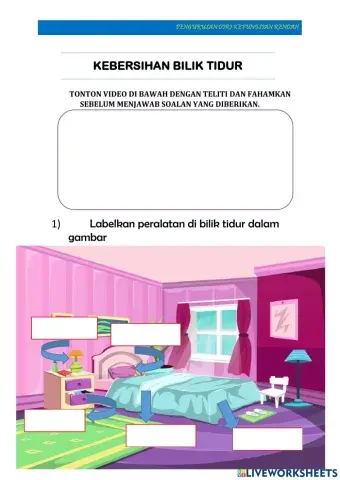 Kebersihan bilik tidur