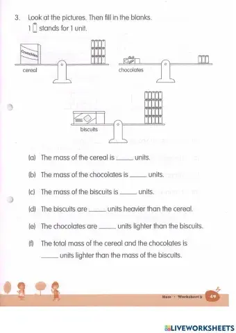 Maths - Mass - Exercise 49