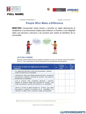 People who make a difference