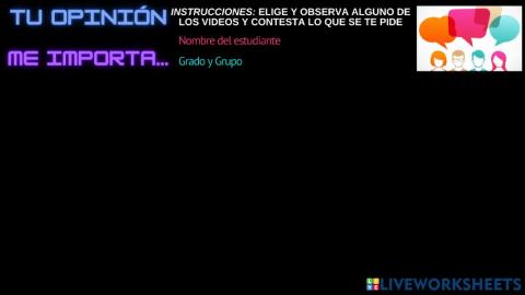 Generando mi opinión