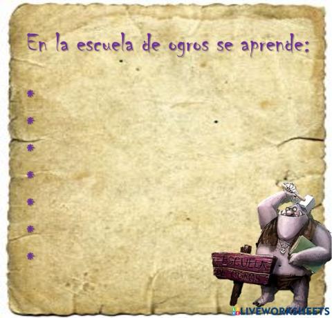 Escuela de ogros