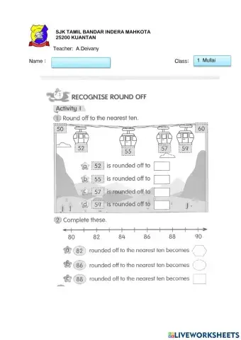 Round off activity 1