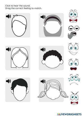 Drag Feelings to Match Sound