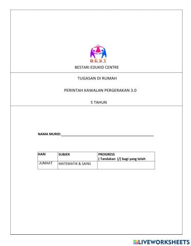 Tugasan PKP Math Sc (5tahun)