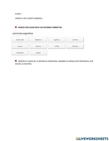 Provincia de Argentinas