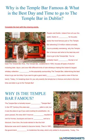 The Temple Bar, Dublin