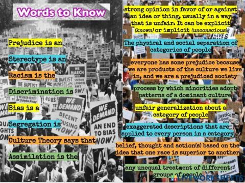 Civil Rights Words to Know