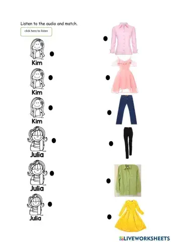 Listening possessive pronouns