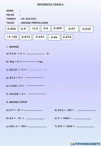 Mt4: bahagi perpuluhan