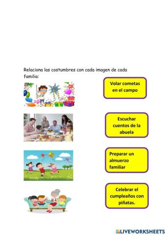 Costumbres familiares