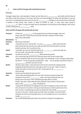 GEP4 Page 29 5. Listening a and b