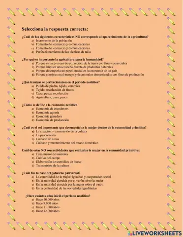 Paleolítico - Neolítico