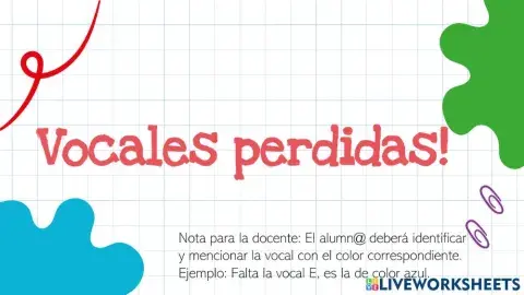 Vocales perdidas 1